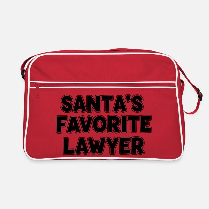 L’avocat préféré du Père Noël Sac Retro