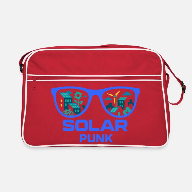 Solarpunk Vision Retro Tasche