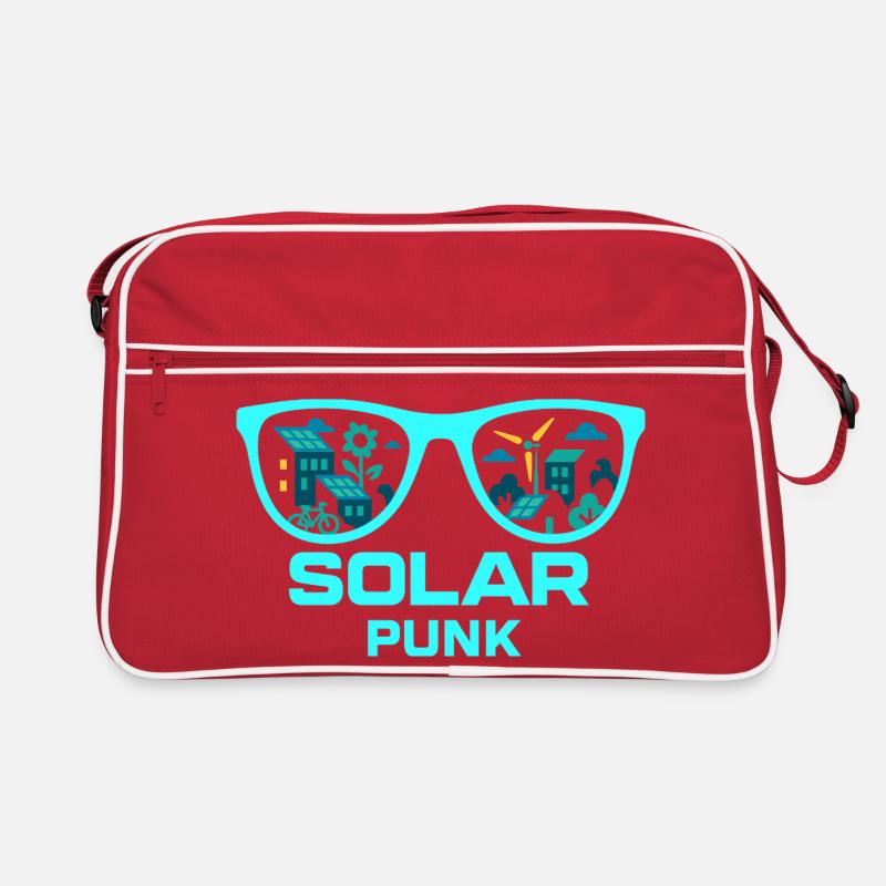 Solarpunk Vision Retro Tasche