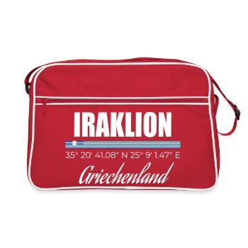 Iraklion - Sac Retro - rouge/blanc - Devant