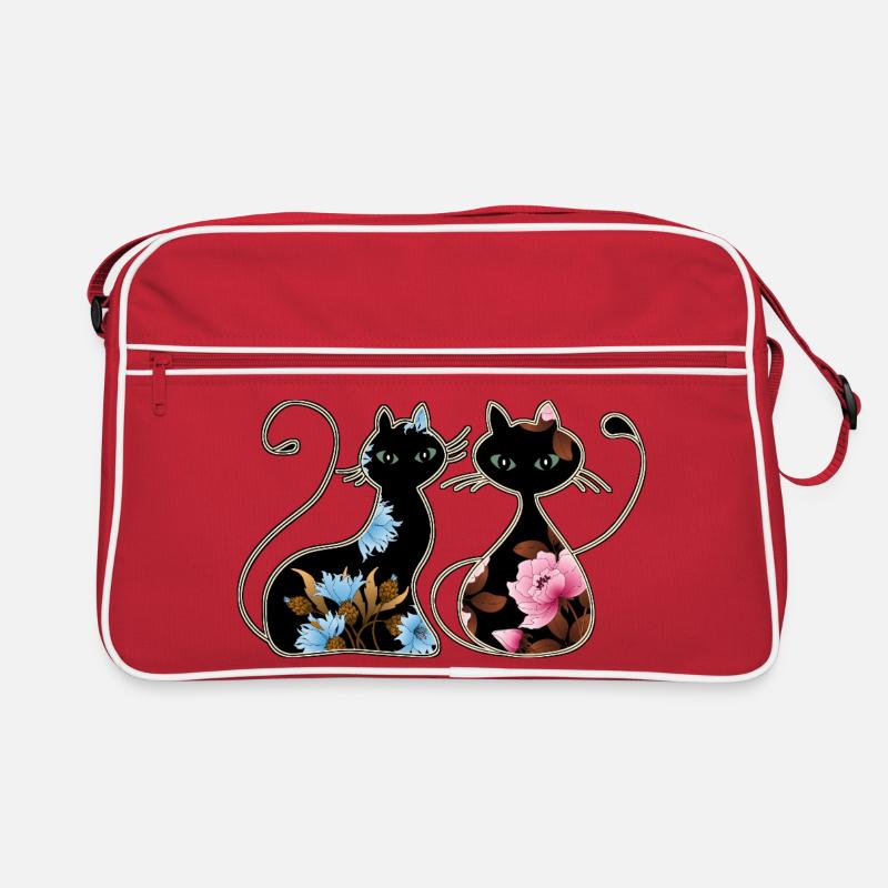 Katzen Retro Tasche