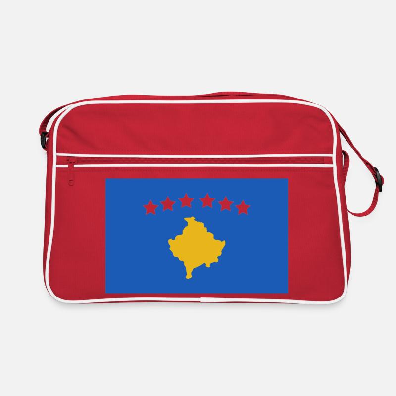 Drapeau du Kosovo Sac Retro
