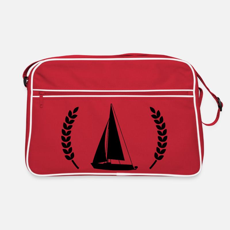 Segelboot Retro Tasche