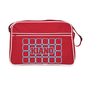 Gift for Kiano - Retro Bag - red/white - Front