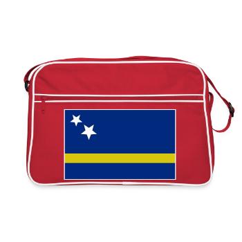 Drapeau de Curaçao - Sac Retro - rouge/blanc - Devant
