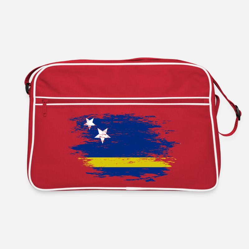 Curacao flag used Retro Bag
