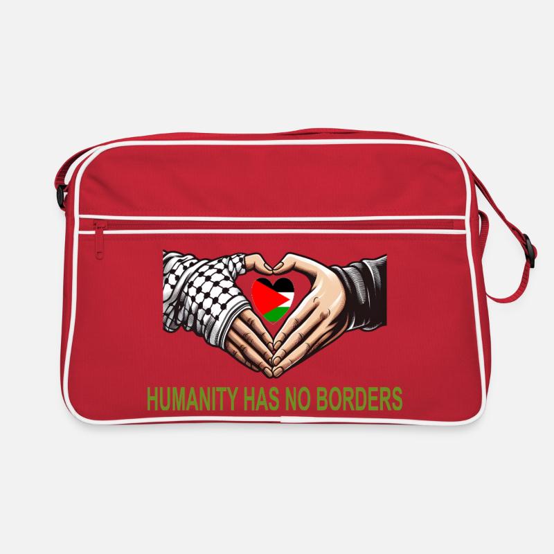 L’humanité n’a pas de frontières - Solidarité avec la Palestine Sac Retro