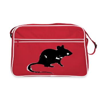 Rat - Sac Retro - rouge/blanc - Devant