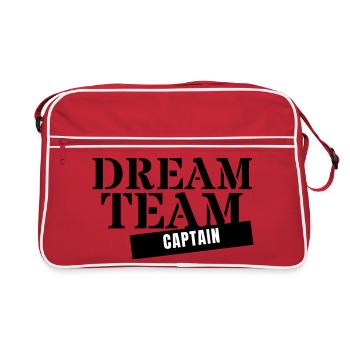 Dream Team Captain - Captain Coach Best Group - Retro Bag - red/white - Front