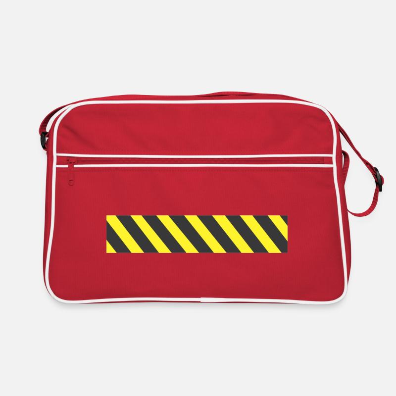 Warnband Retro Tasche