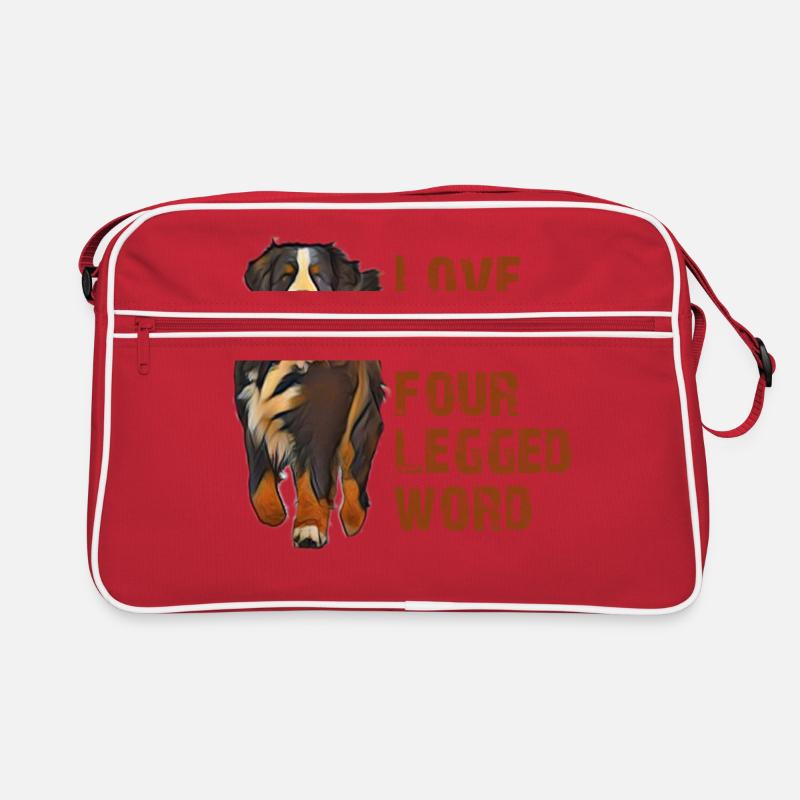 Berner Sennenhund Retro Tasche