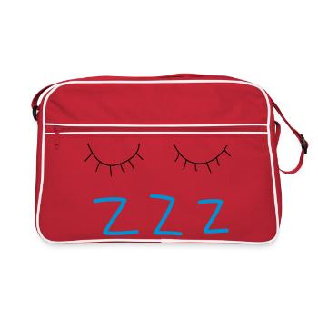 sleep - Retro Bag - red/white - Front