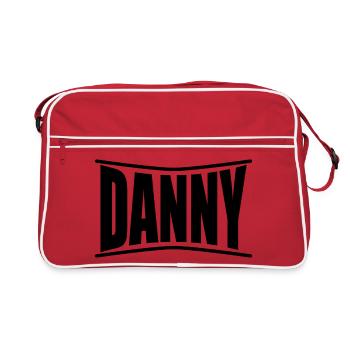 Idée cadeau t-shirt Danny - Sac Retro - rouge/blanc - Devant