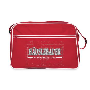 House Conversion Home Builder with Muscle Mortgage - Retro Bag - red/white - Front