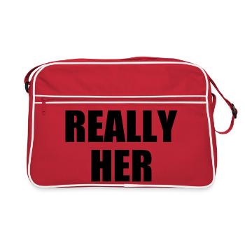 really her - Sac Retro - rouge/blanc - Devant
