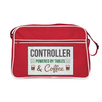 Controller Powered by Tables & Coffee - Retro Bag - red/white - Front