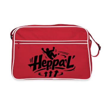 Heppal - Sac Retro - rouge/blanc - Devant