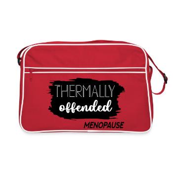 Bouffées de chaleur Ménopause - Sac Retro - rouge/blanc - Devant
