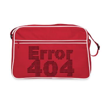 Error 404 ascii art - Retro Bag - red/white - Front