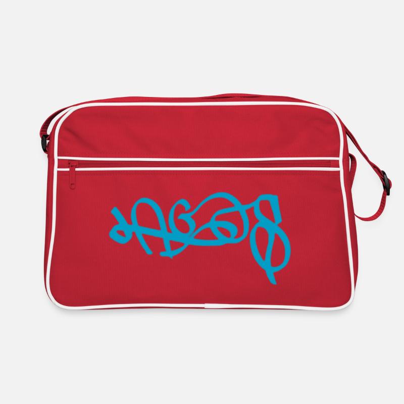Abstract Lagos Graffiti Design Retro Bag