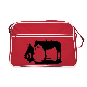 cowboy_5 - Retro Bag - red/white - Front
