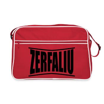 t-shirt Zerfaliu t-shirt Sardaigne idée cadeau - Sac Retro - rouge/blanc - Devant