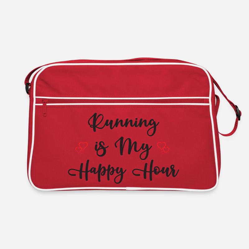 Courir est mon Happy Hour Sac Retro