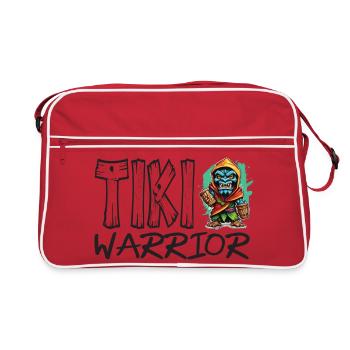 Tiki Warrior Collection - Sac Retro - rouge/blanc - Devant