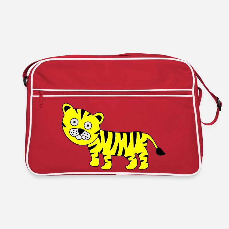 Tigre Drôle Sac Retro