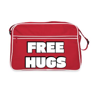 Épinglés gratuits Typographie audacieuse - Sac Retro - rouge/blanc - Devant
