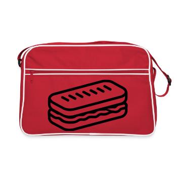 sandwich - Retro Bag - red/white - Front
