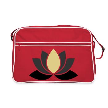 Noble Lotus Flower Spa Wellness - Sac Retro - rouge/blanc - Devant