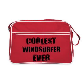 Coolest windsurfer ever - Retro Bag - red/white - Front