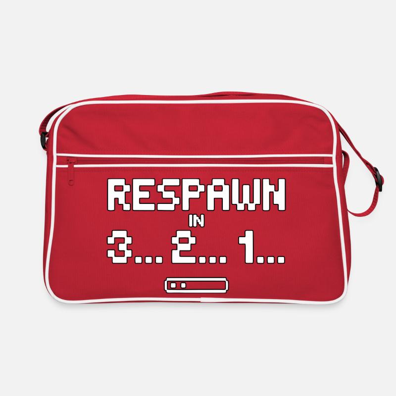 Compte à rebours de réapparition en pixel art Sac Retro
