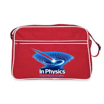 Everything is Relative – In Physics Design - Retro Bag - red/white - Front