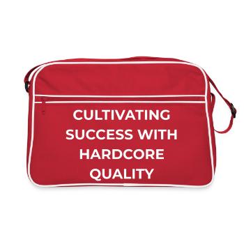 Poultry Breeder Hardcore Quality - Retro Bag - red/white - Front