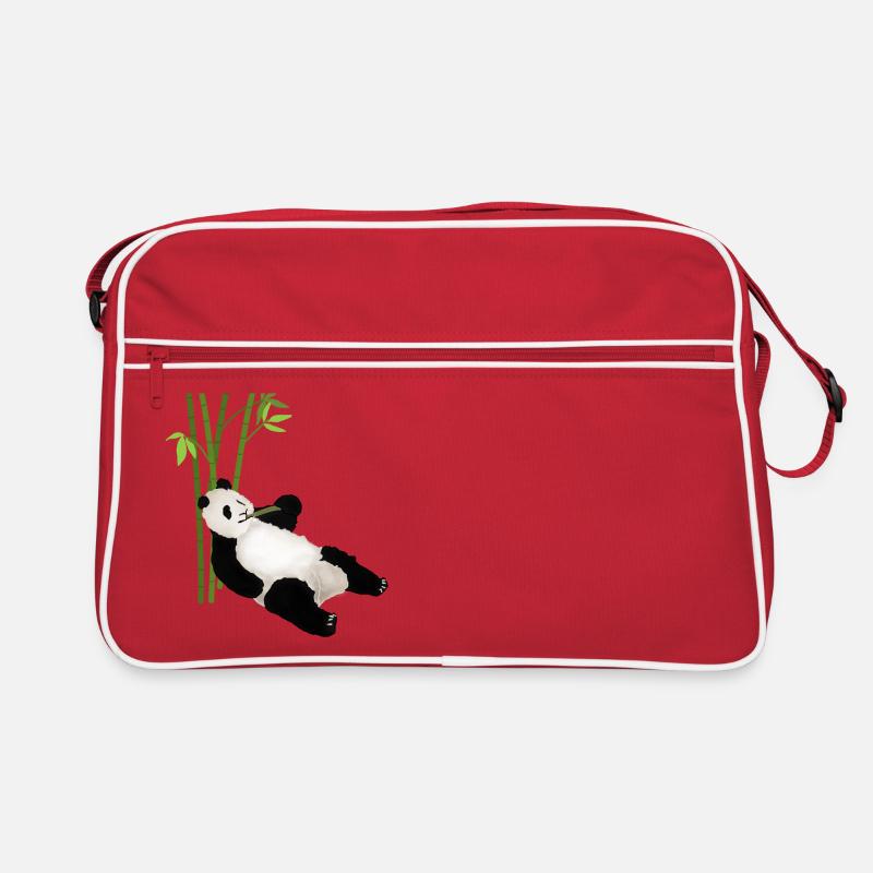 Panda, panda bear Retro Bag