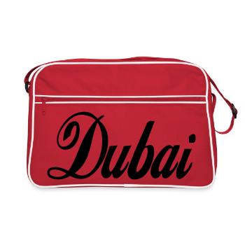 Dubai - Retro Tasche - Rot/Weiß - Vorne
