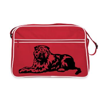 Bouvier de Flandres - Sac Retro - rouge/blanc - Devant