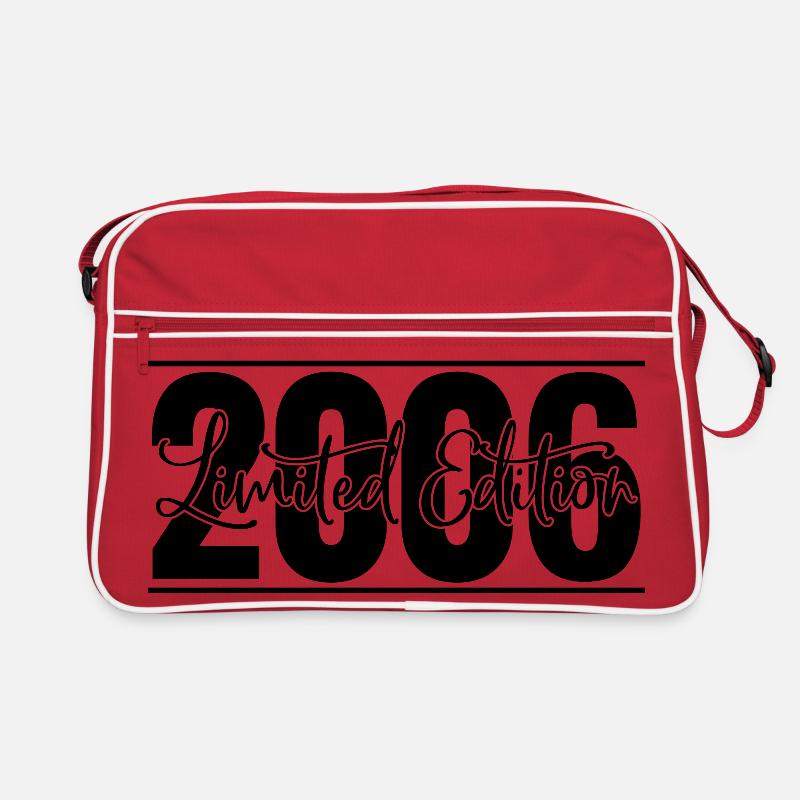 Limited Edition 2006 - Retro Tasche - Rot/Weiß