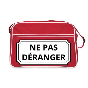 Ne pas déranger - Sac Retro - rouge/blanc - Devant