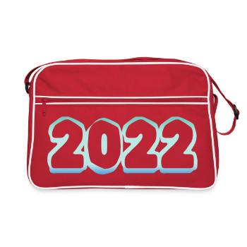 2022 - Sac Retro - rouge/blanc - Devant