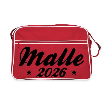 Malle 2026 - Sac Retro - rouge/blanc - Devant