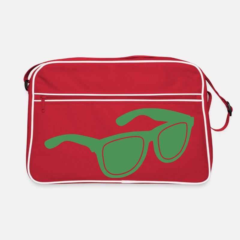 Green Sunglasses Graphic Retro Bag