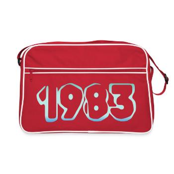 1983 1983 - Sac Retro - rouge/blanc - Devant