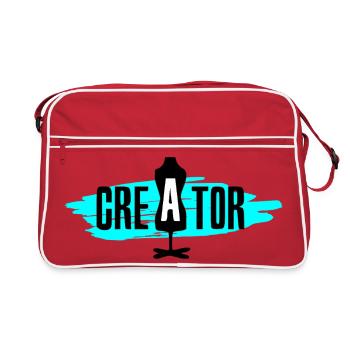 Creator - Blue - Retro Bag - red/white - Front