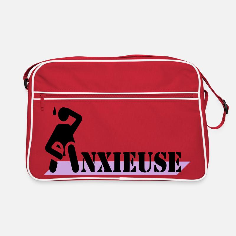 ängstlich Retro Tasche