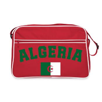 Algeria Algérie Drapeau Algérie  - Sac Retro - rouge/blanc - Devant