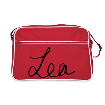 Léa - Sac Retro - rouge/blanc - Devant
