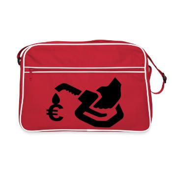 pompe à essence - Sac Retro - rouge/blanc - Devant